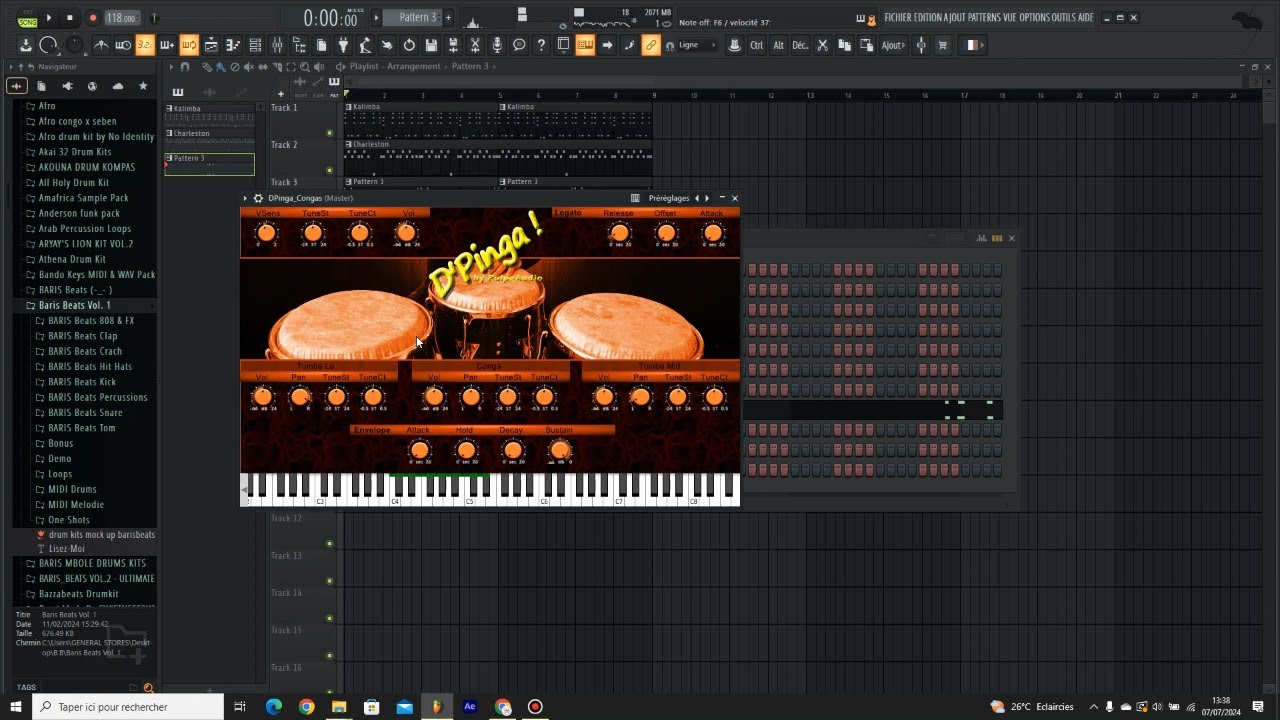 TUTO SEBEN INSTRUMENTAL + FLP / Fl Studio - Baris Producer