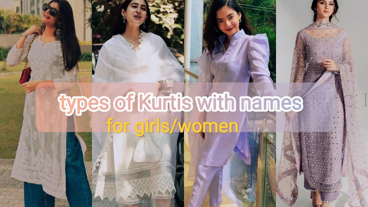 types of Kurtis style with name / trending kurti with name for girls , women new style ideas #kurti