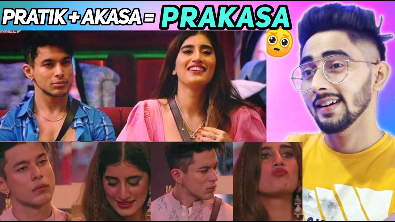 Bigg Boss 15 Pratik + Akasa = Prakasa First Reaction Video