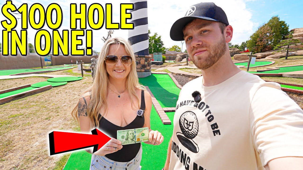 If Elisha Makes a Hole in One, She Wins $100!