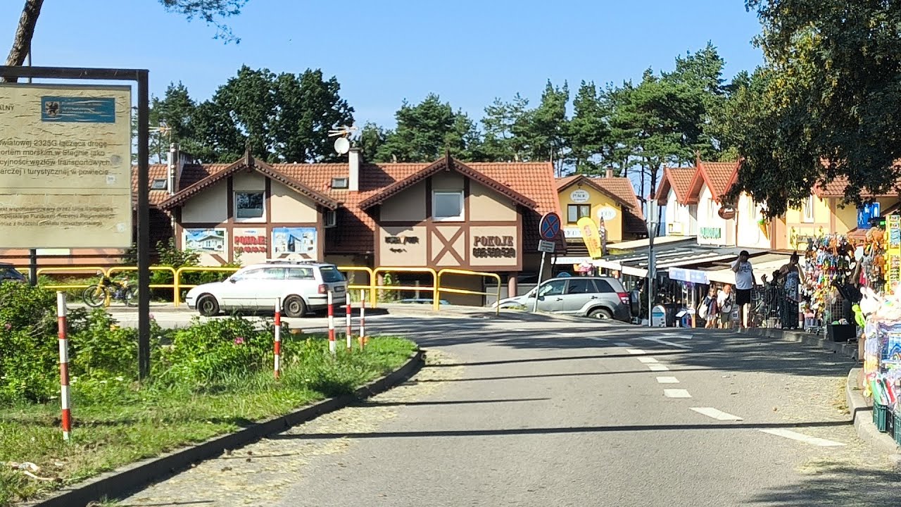 Stegna - Lato lipiec 2024 🌞 Nadmorska miejscowość w Polsce. Dojazd na plażę 🌞#stegna #plaża #dojazd