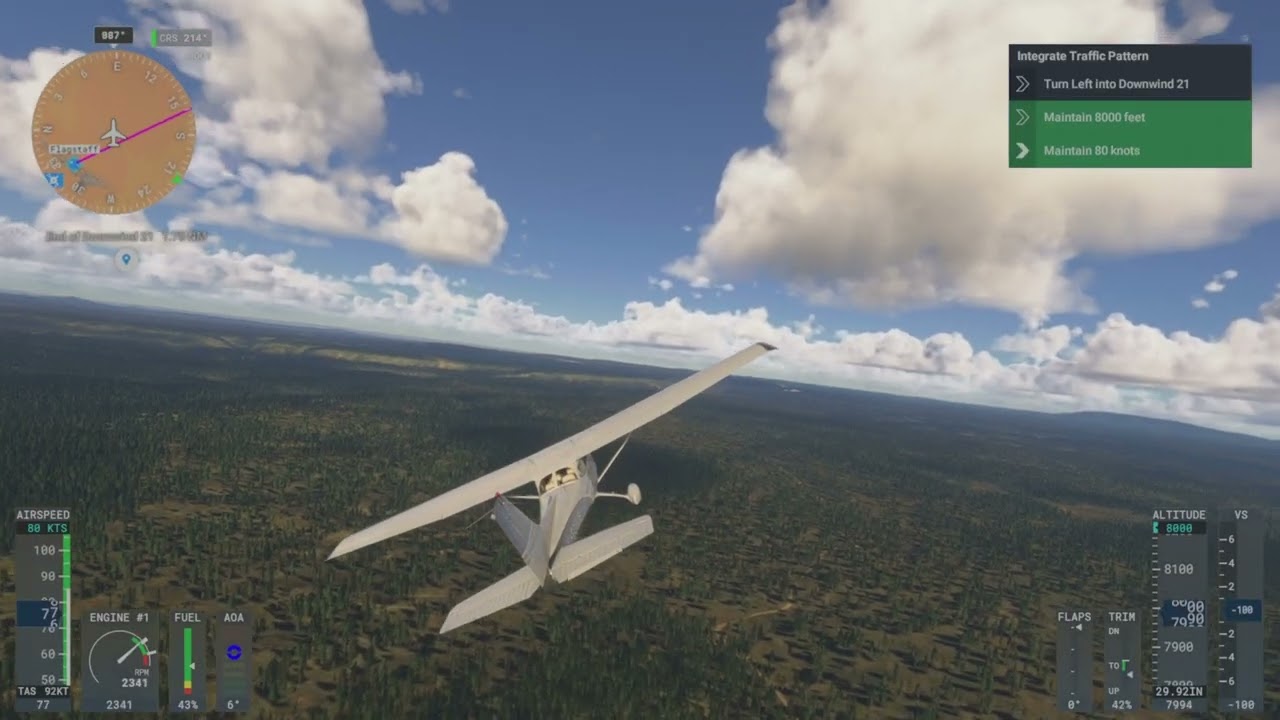 MSFS 2024:Activities: Flight Training: VFR Navigation: Arrival