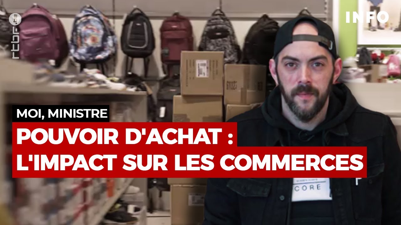 Pouvoir d'achat : quel impact sur les commerces ? - RTBF Info