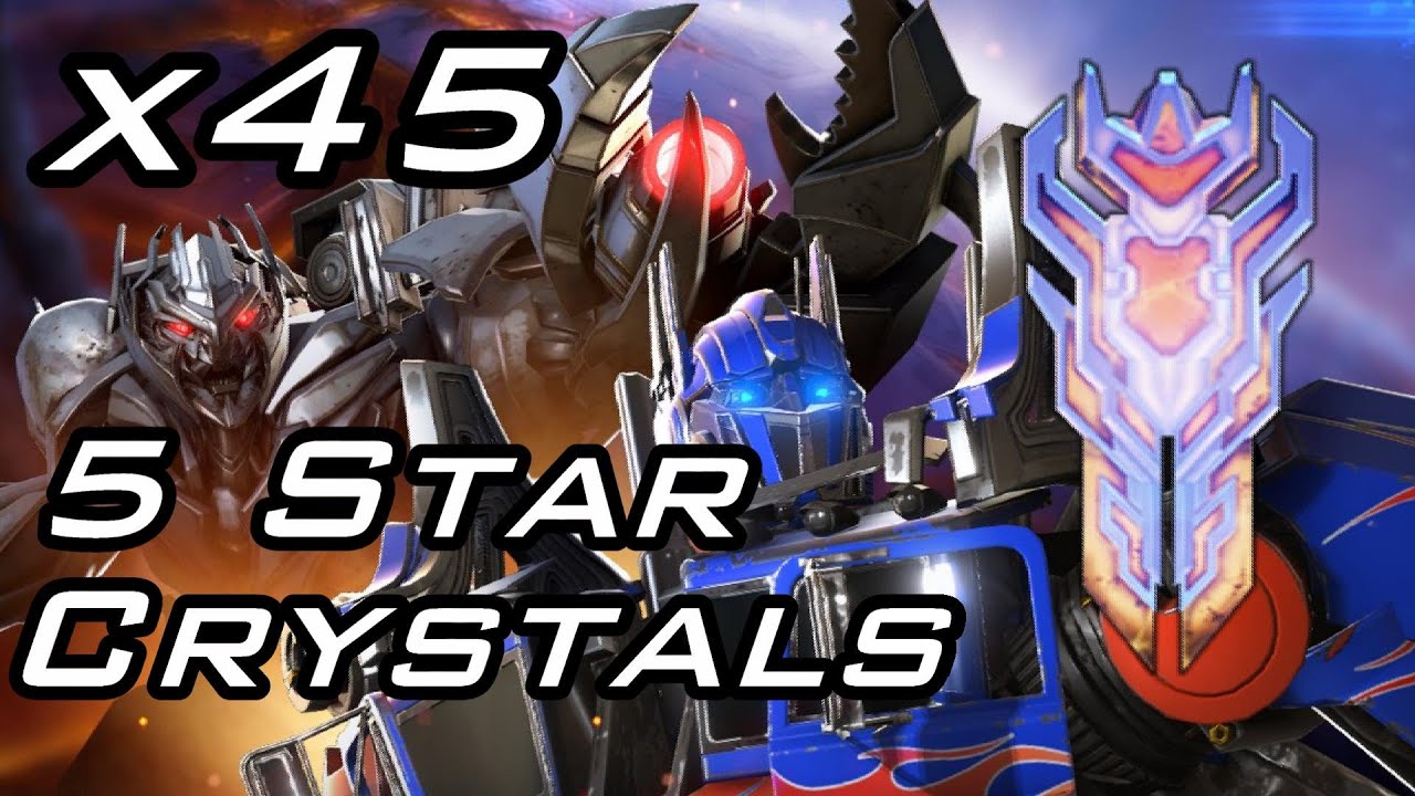 x45 Five Star Crystal Opening! - Transformers: Forged to Fight