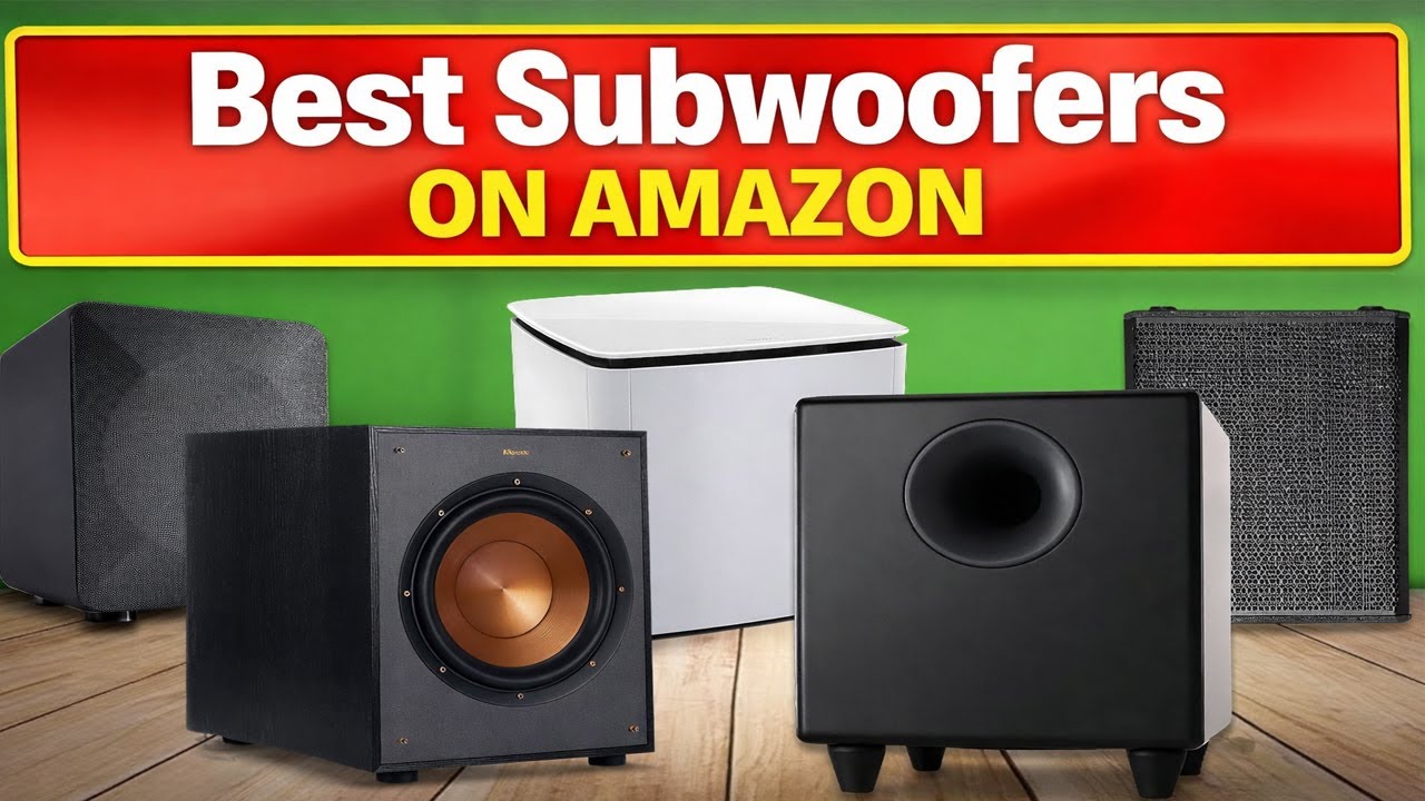 TOP 5 Best Subwoofers ON AMAZON