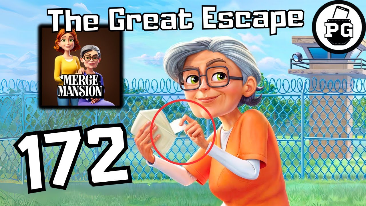 The Great Escpae Special Event ( Help Grandma ) 🏡 Merge Mansion - Gameplay Walkthrough |Part 172|
