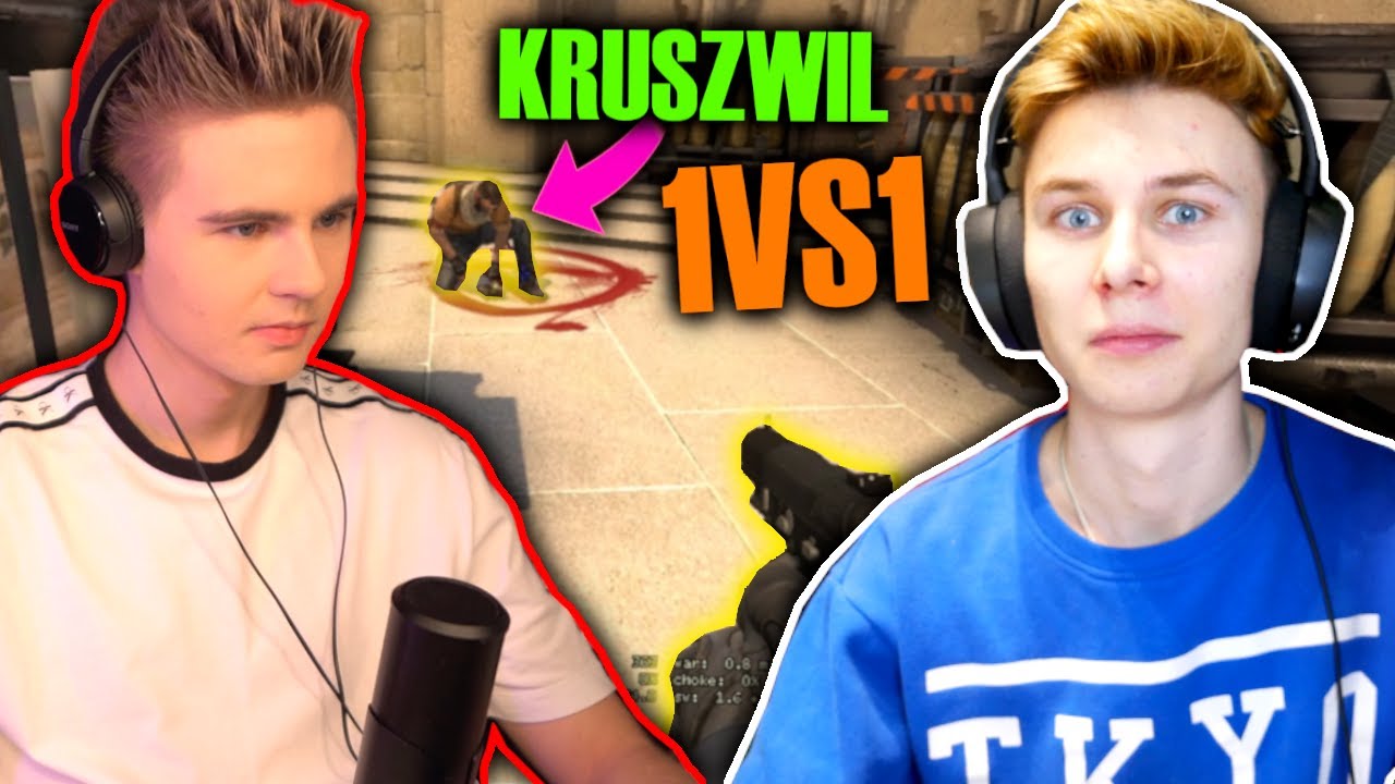 JA VS KRUSZWIL, KT&Oacute;RY DOSTAWAŁ DZIWNE PYTANIA... 1VS1 W CS:GO