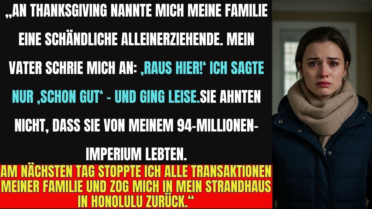 👉 „Meine Familie nannte mich eine Schande – doch sie lebten von meinem 94 Millionen Imperium!“