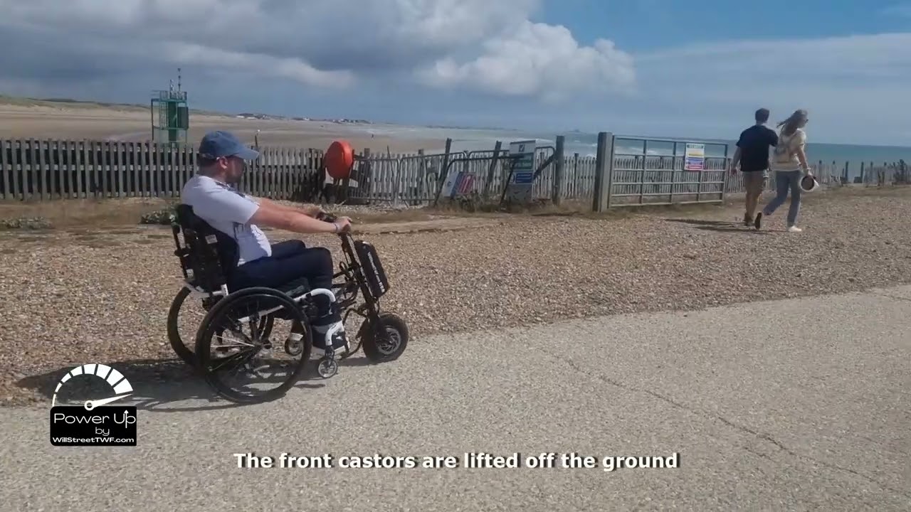 A Great Day Out At Rye Harbour, Using My Power Up Electric Wheelchair Attachment