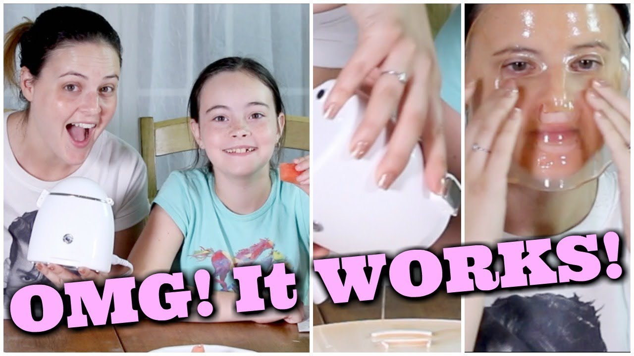 DIY Face Mask Maker Machine! OMG! Add Your OWN Fruit/Vegetable Juice! | What the ***K?