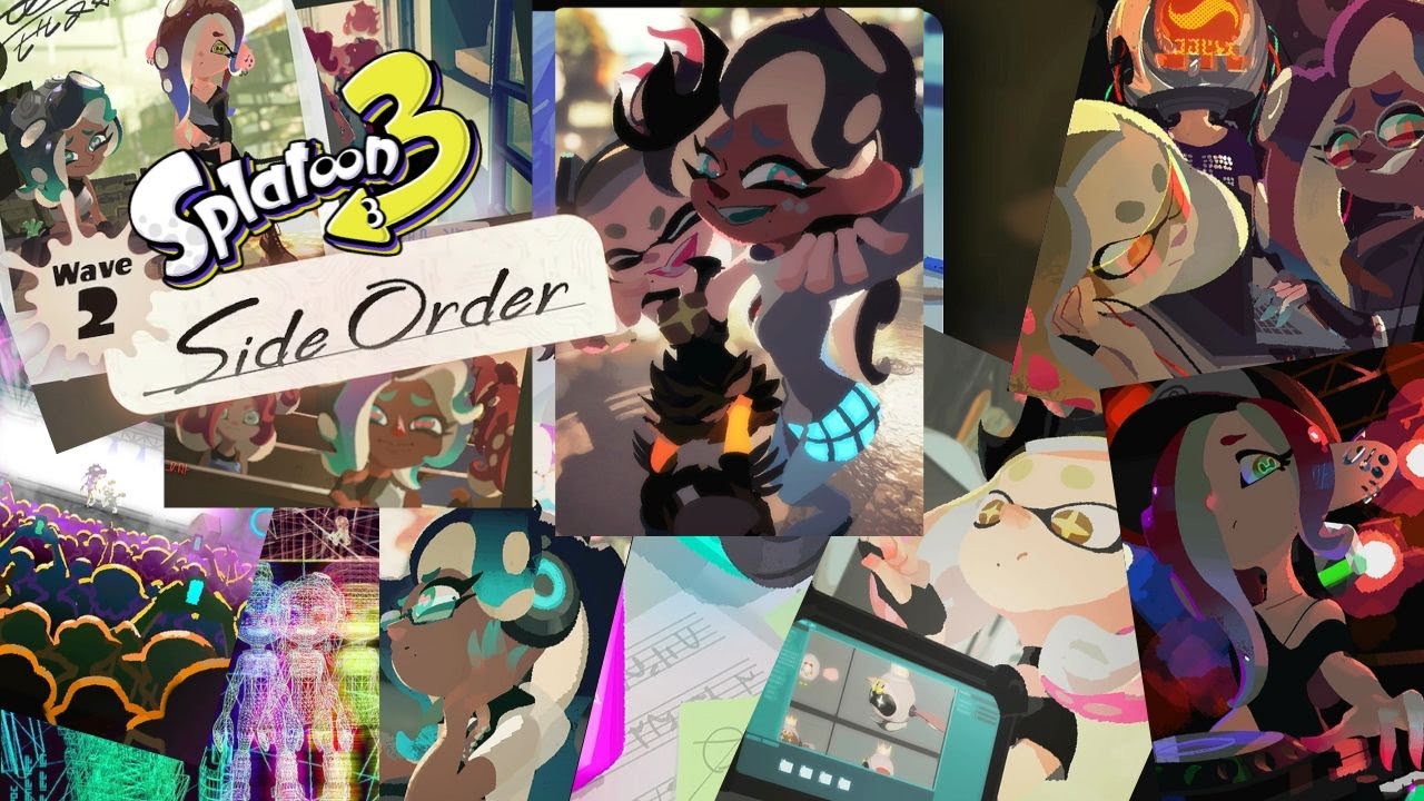 All of Marina's Dev Diary entries + Messages from Acht | Splatoon 3 Wave 2 DLC - Side Order