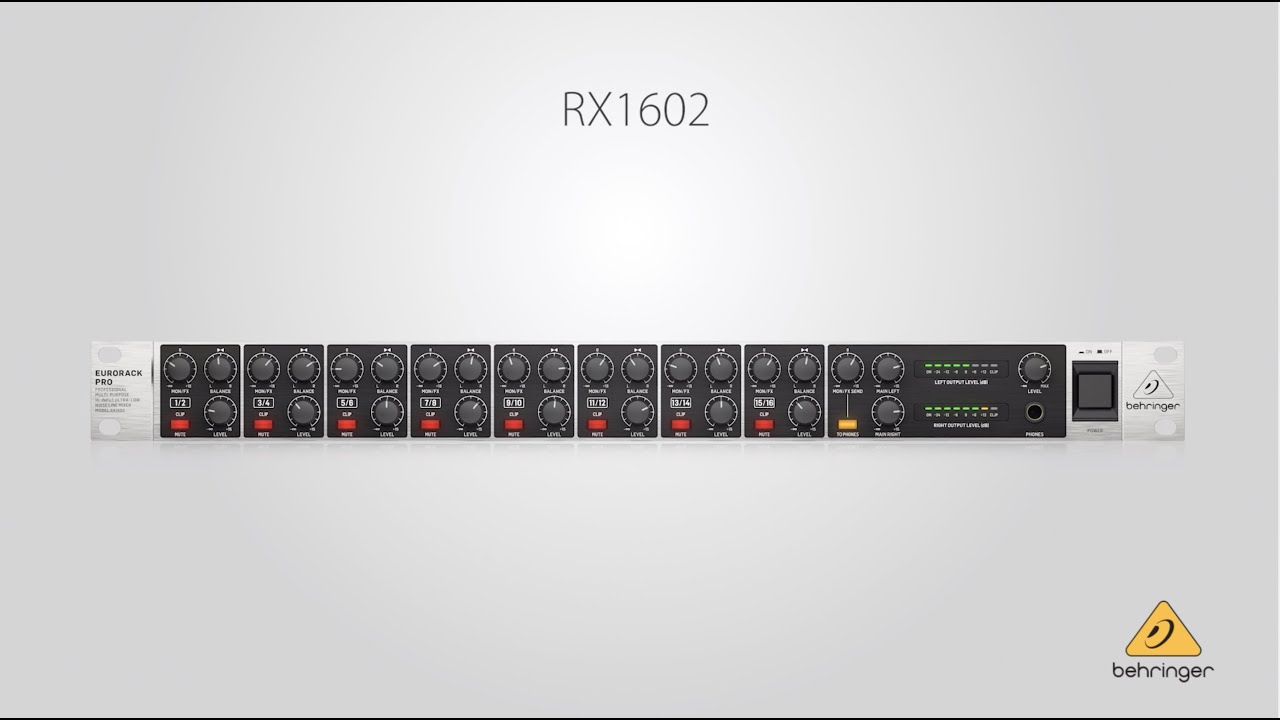 The Behringer RX1602