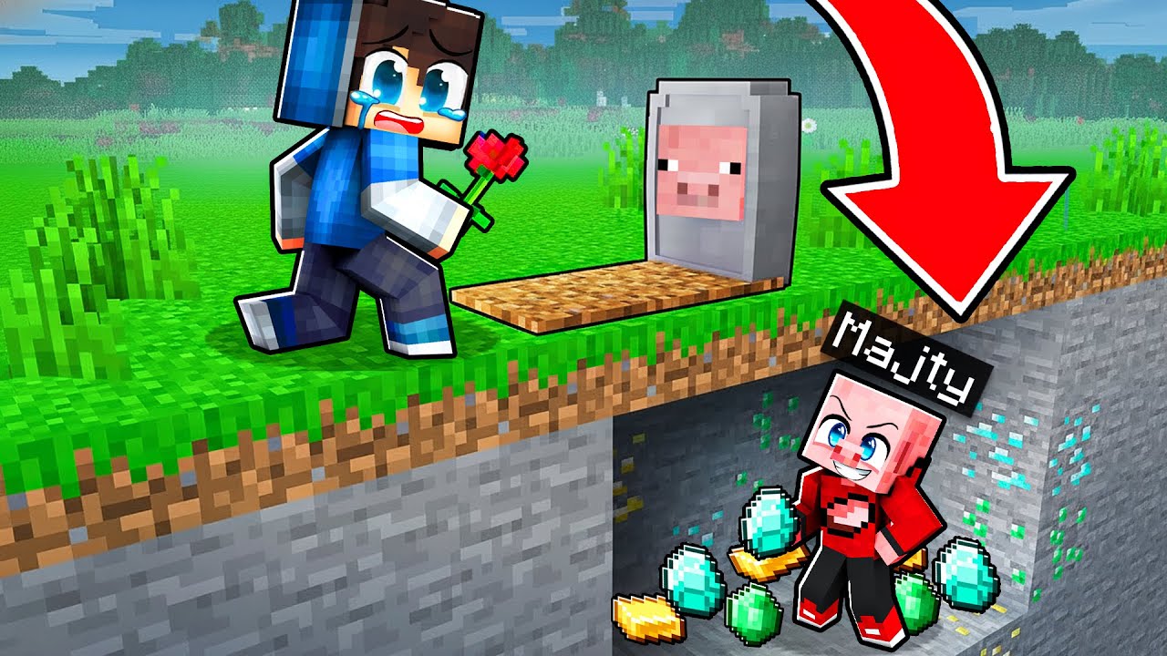Majty Předstírá svojí SMRT Aby SKRYL BOHATSTVÍ v Minecraftu🤑!