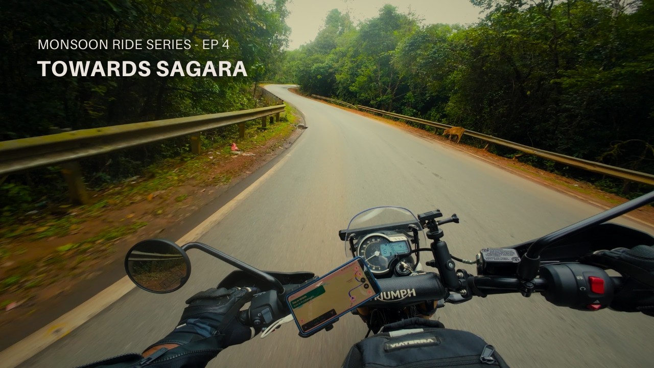 Roadside Stories & Scenic Rides | Agumbe → Sagara | Monsoon Ride Diaries Ep.4