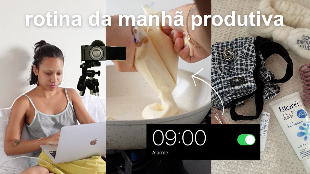 minha rotina produtiva | gravações, receitinhas e mais 🥞🎀🚿