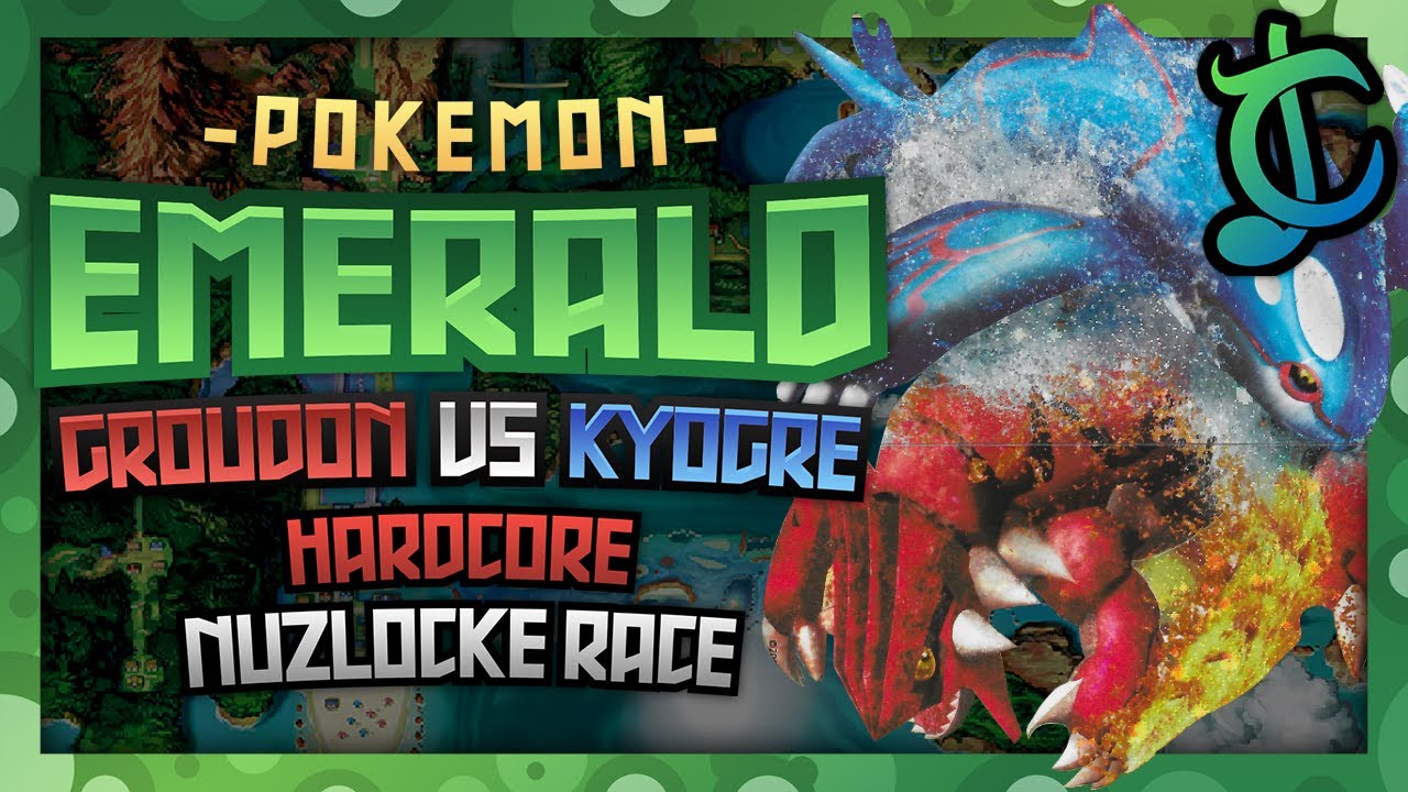 Pokémon Emerald Hardcore Nuzlocke - GROUDON VS KYOGRE ONLY! (No items, No overleveling)