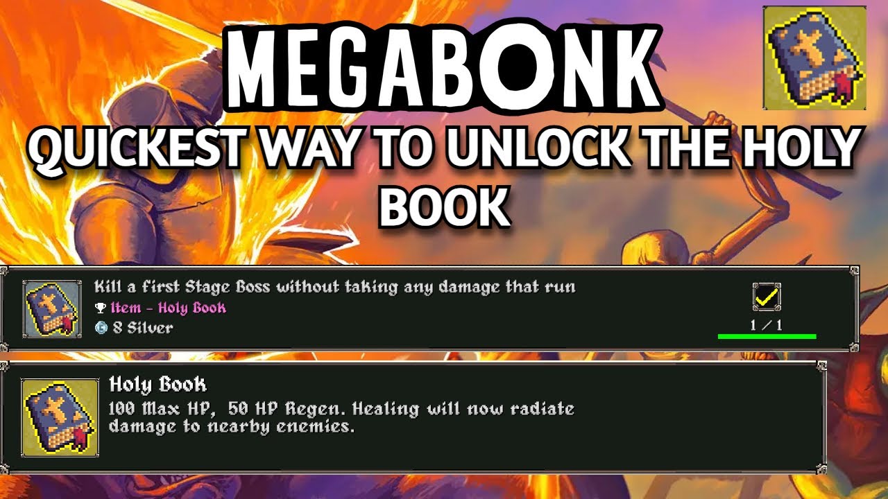 The Quickest And Easiest Way To Unlock The Holy Book In Megabonk