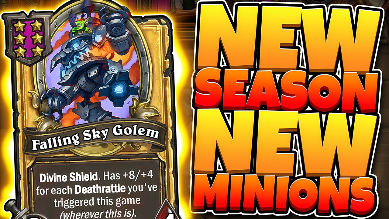 NEW Minions! Mechs, Elementals & Pirates Revealed | Hearthstone Battlegrounds Season 13