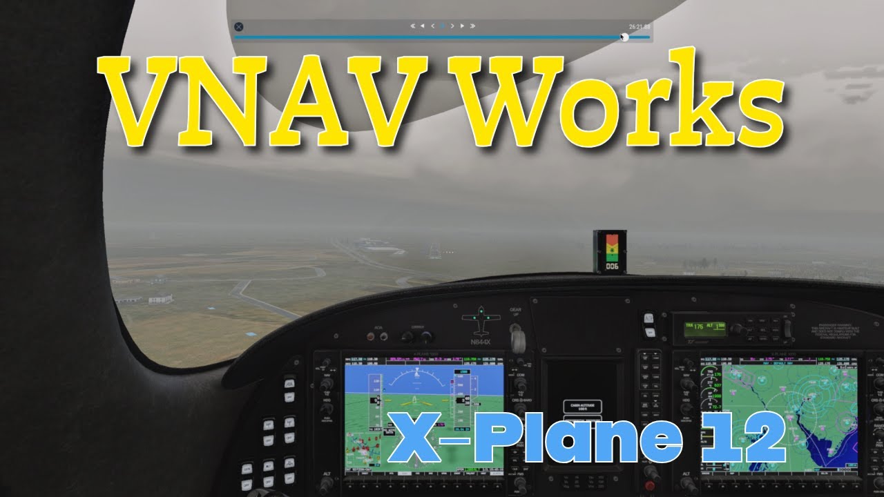 Учебное пособие по автопилоту VNAV в X-Plane 12 (Выберите - VNAV)