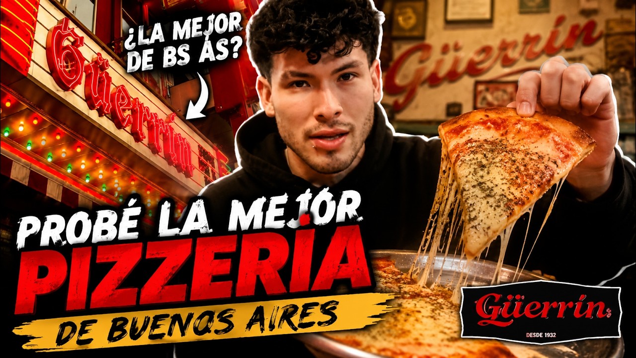 Probé la MEJOR PIZZERIA de BUENOS AIRES | Pizzería Guerrin