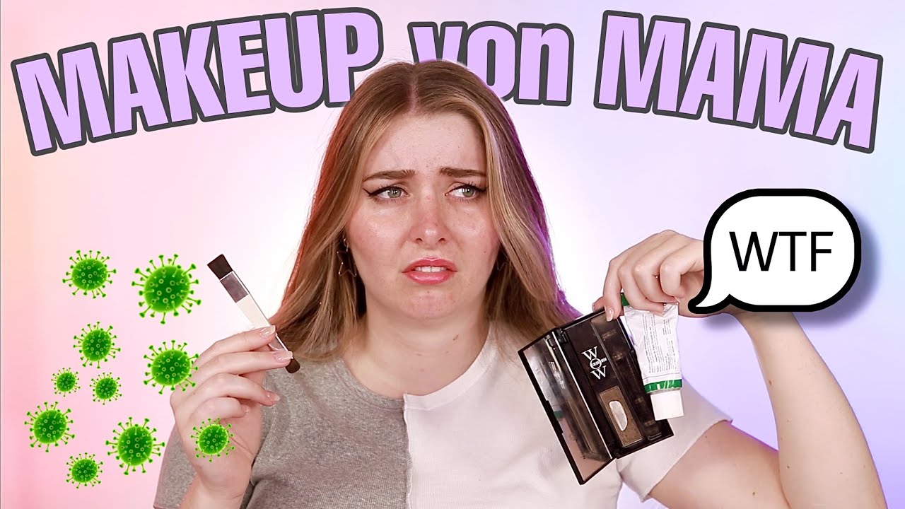 Ich schminke mich mit dem Makeup von meiner MAMA! 😩