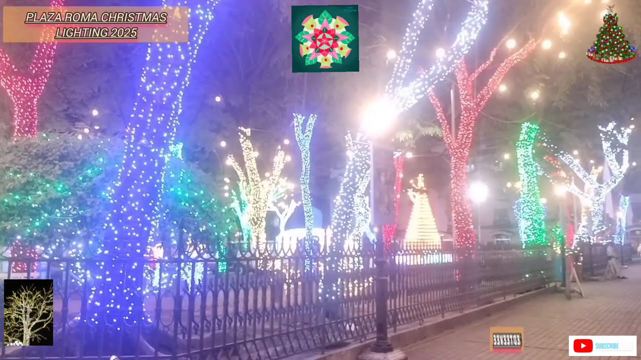 Plaza Roma Christmas Lighting 2025 