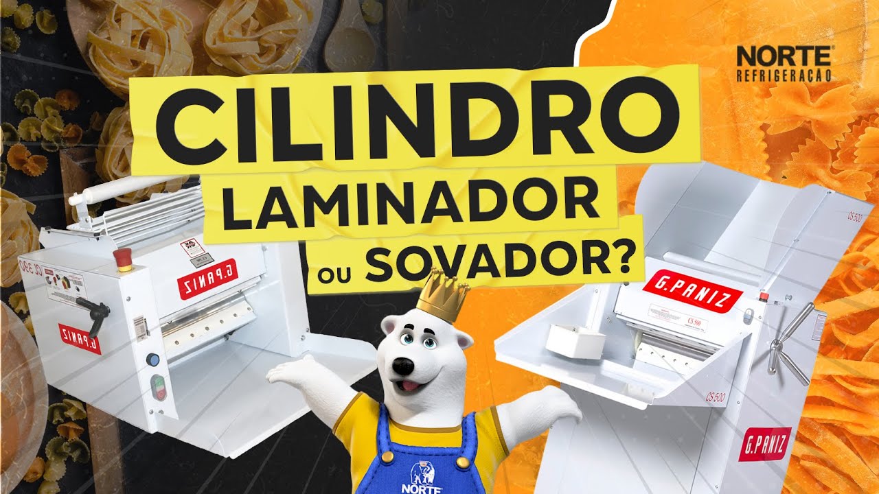 Cilindro Sovador x Cilindro Laminador?  Ep.20 #cilindrolaminadordemassas #norterefrigeracao