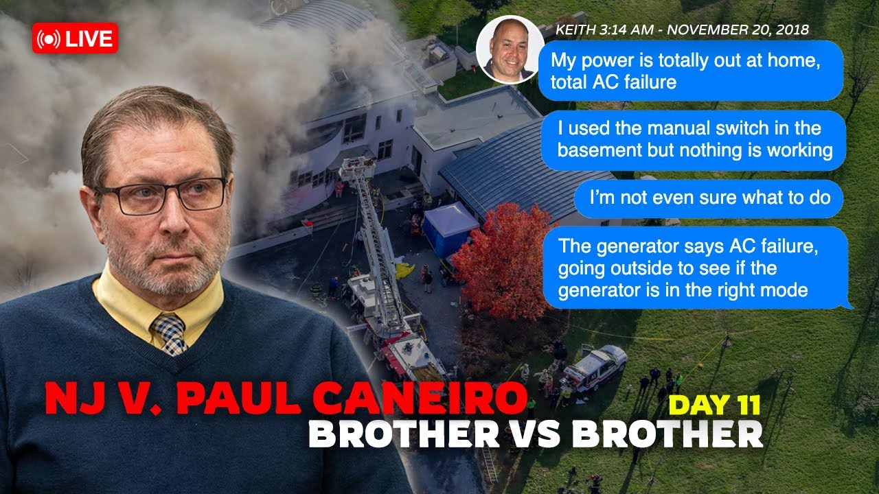 🔥 LIVE COURT: NJ v Paul Caneiro - Brother vs Brother Murder Trial - Day 11