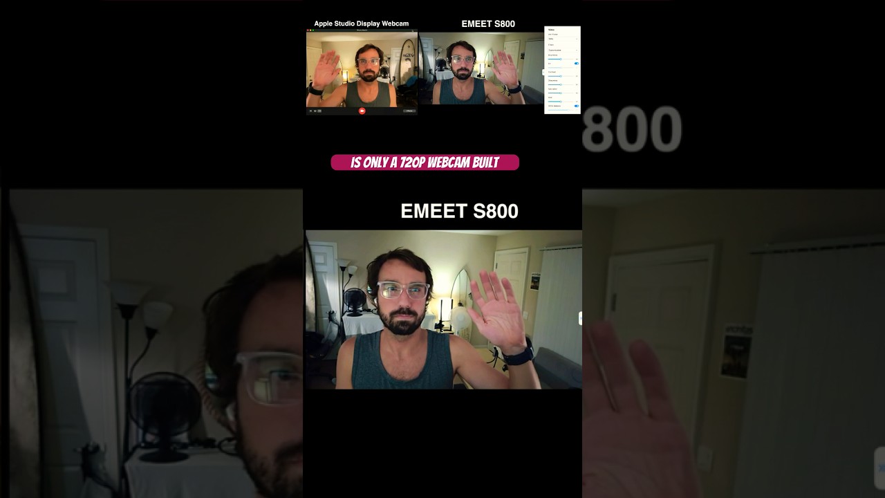 ⚔️ Apple Studio Display vs EMEET SmartCam S800 - Which Webcam Is BETTER? #studiodisplay #emeets800