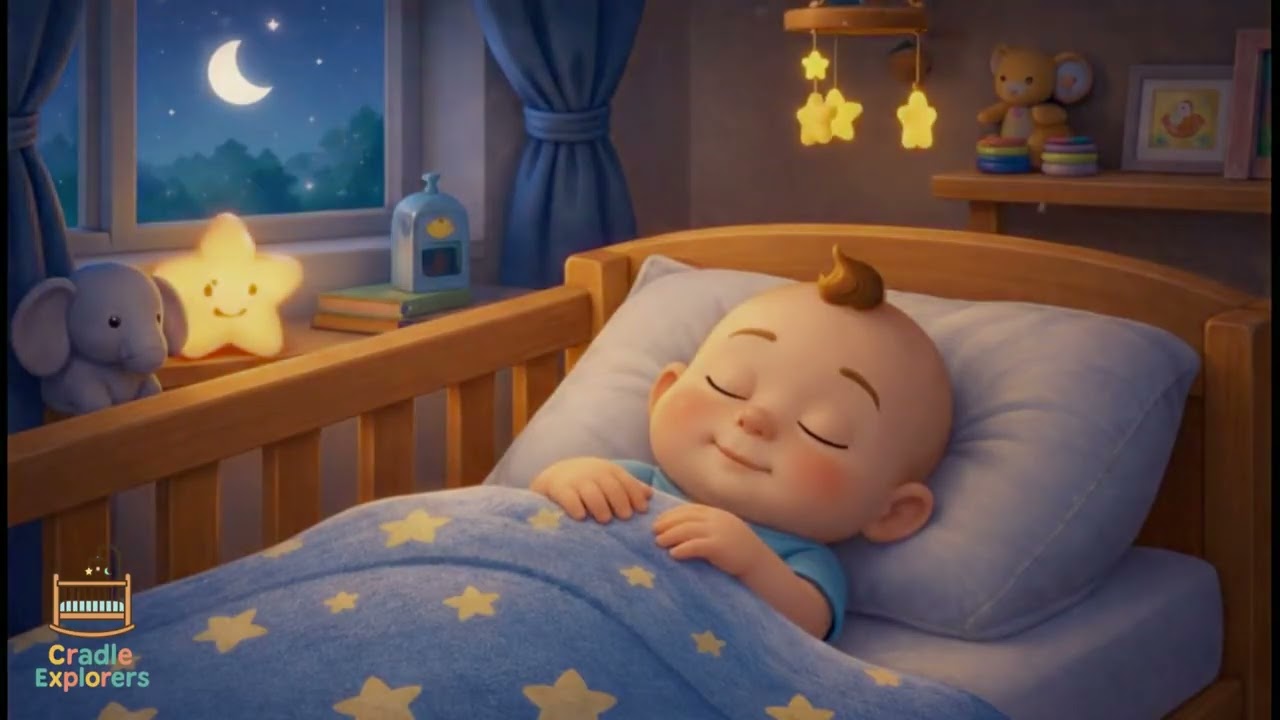 Gentle music to help baby fall asleep/lullaby/cradle explorers