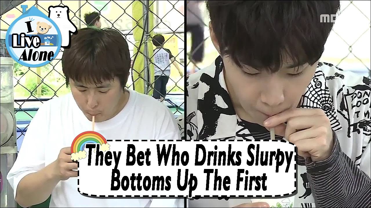 [I Live Alone] Herny, Gian, Sieon - Betting Who Drinks the Slurpy The First 20170602