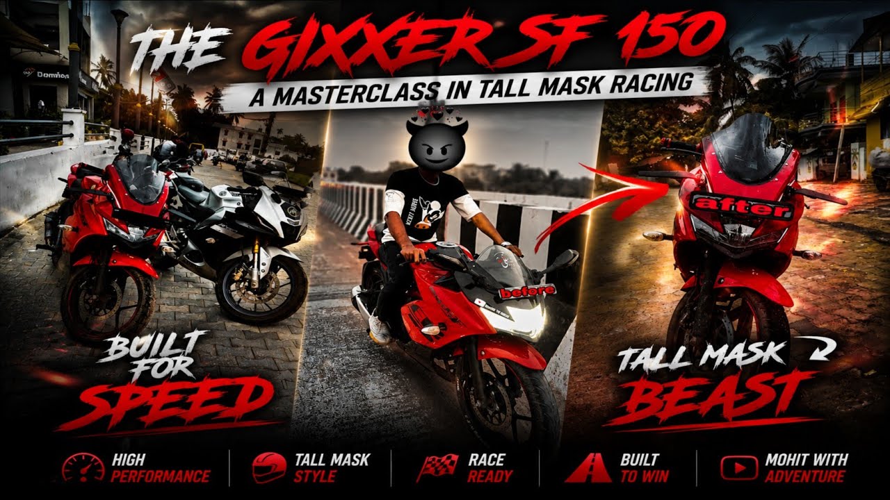 The Gixxer SF 150: A Masterclass in Tall Mask Racing