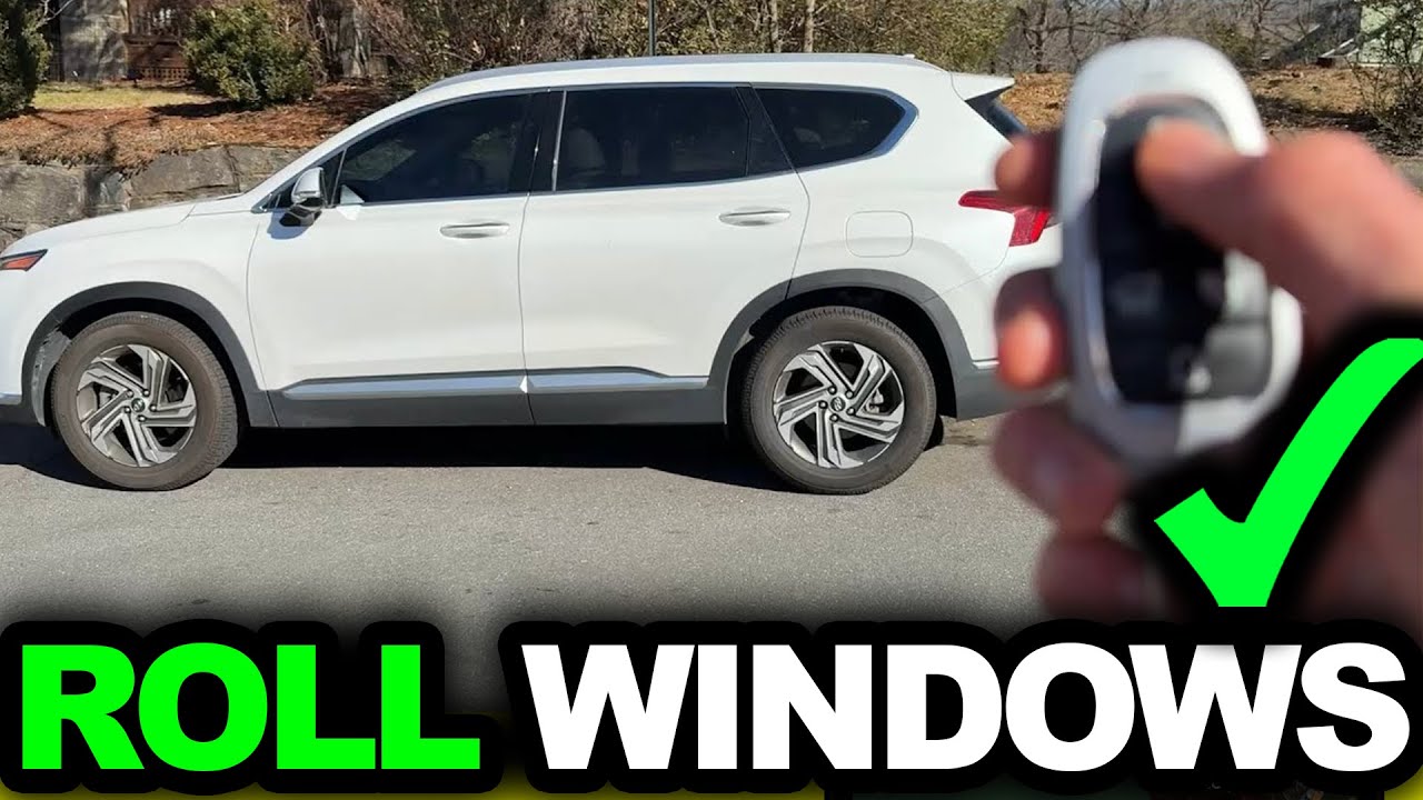How To Roll Down Windows With Remote Hyundai Car (ONLY Way)