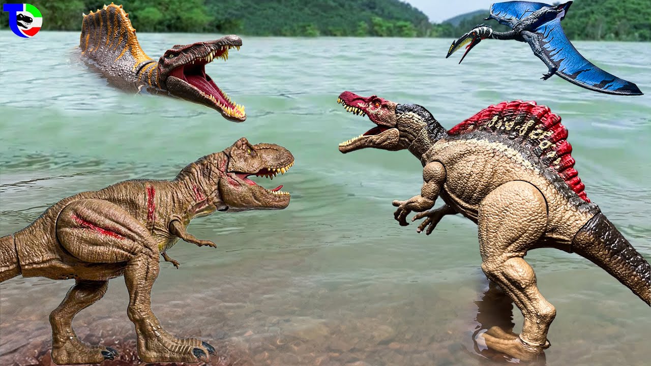 Spinosaurus is Back! T-REX Vs SPINOSAURUS Vs D-REX 🦖 Rexy Adventures Part 4 | TCF CREATOR