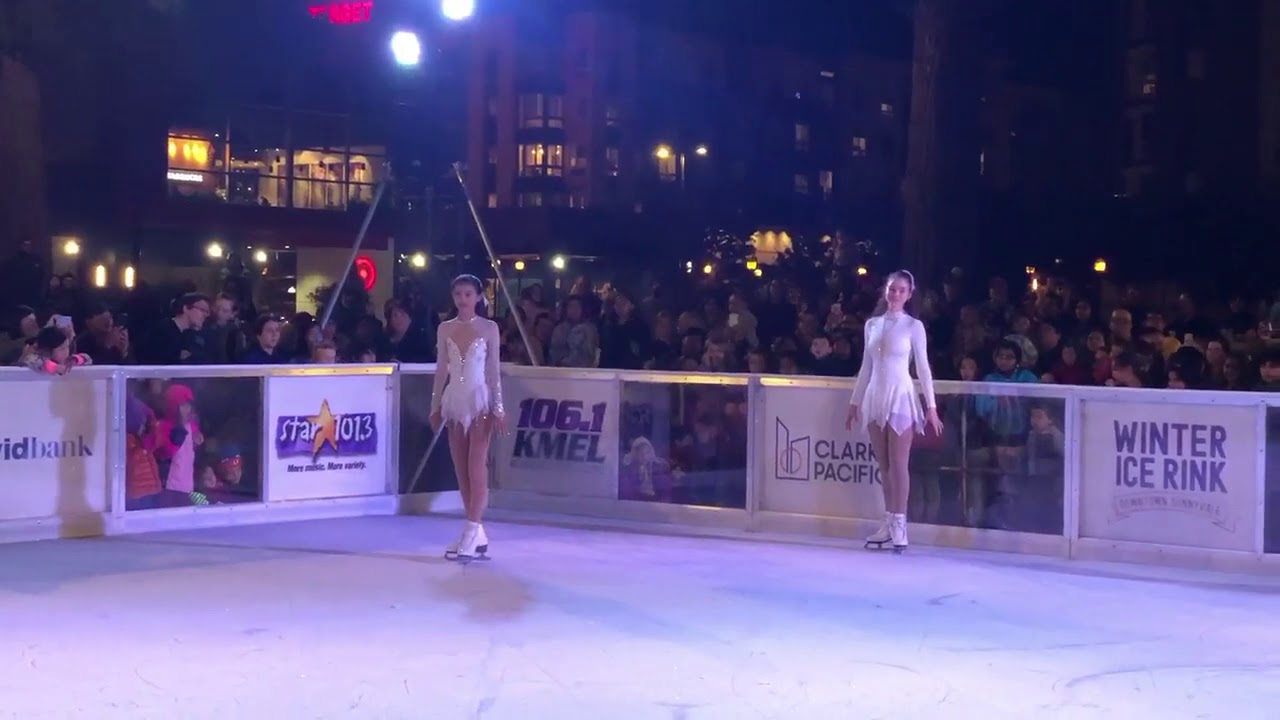 Emma Hedican, Daughter of Kristi Yamaguchi and Anastasia Likharev at Sunnyvale Grand Opening