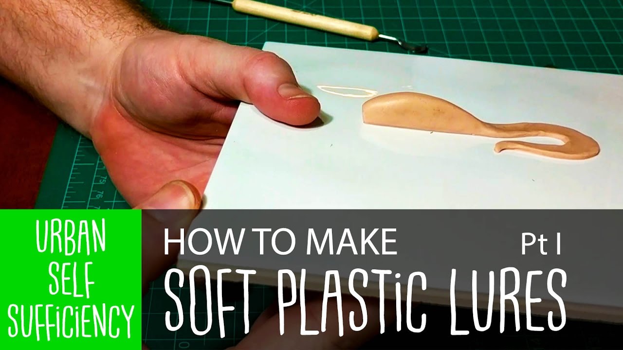 How to Make Soft Plastic Fishing Lures Part I // Making the Master