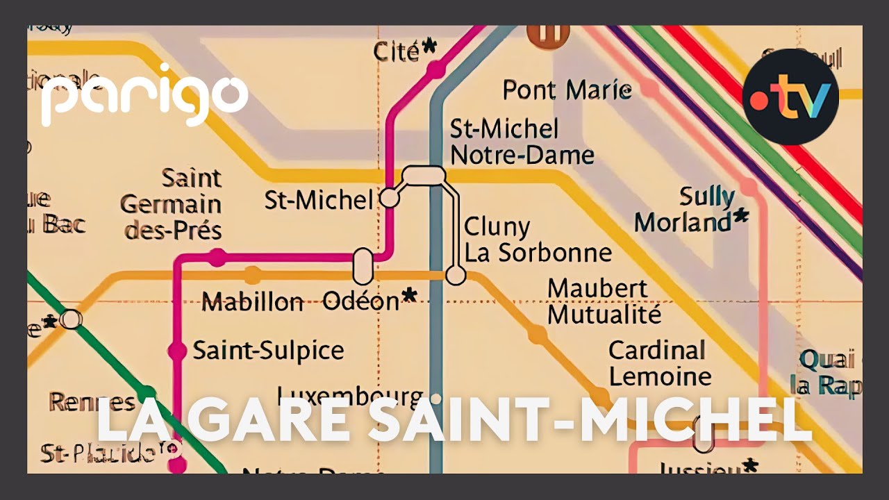 Parigo #213 - La gare Saint-Michel