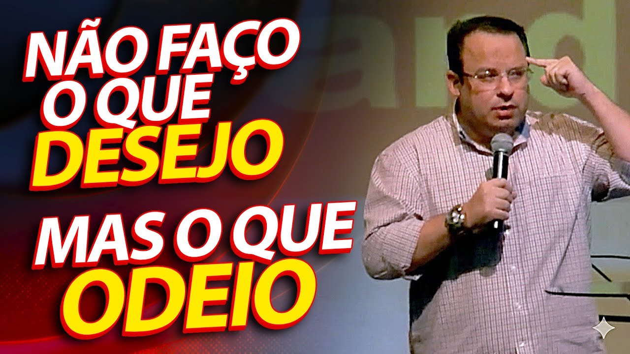 Não faço o que desejo, mas o que odeio. (Felipe Seabra)