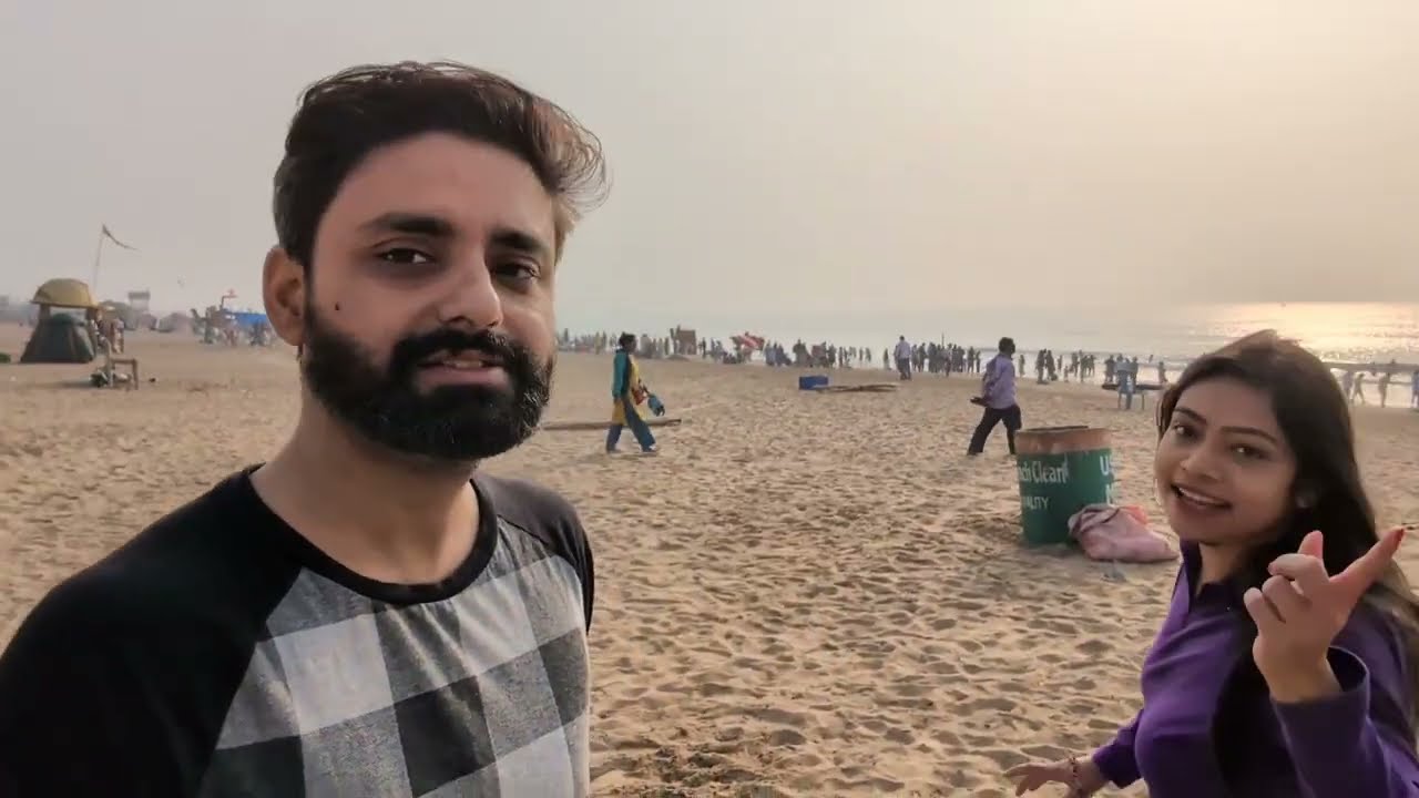Puri Beach ki Tez Lehron mein Nahane ka Experience 🌊   Beach Madness | Puri vlog part 2