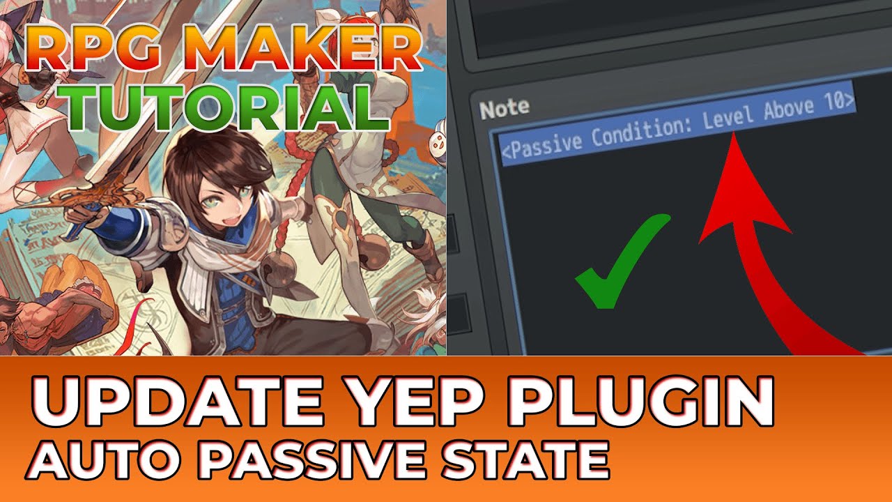 RPG Maker MV Tutorial ITA | UPDATE Yanfly Auto Passive State to add LEVEL CONDITION