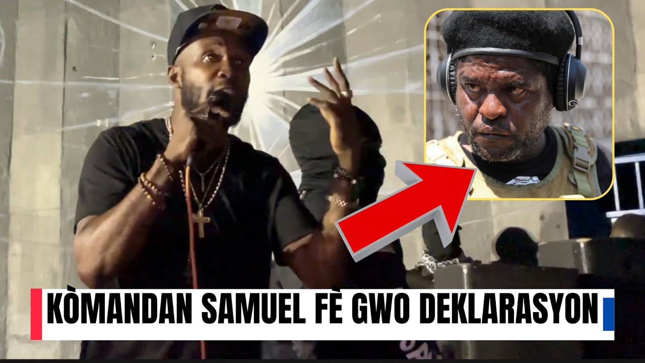 FLASH! Mesaj Piman bouk Komanda Samuel bay Chèf Bandi BBQ - Mwa Janvye a yo pral rive sou yo an bèt