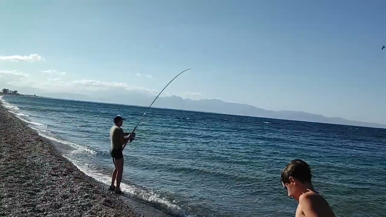 lampuga gigante da riva pesca con la bombarda