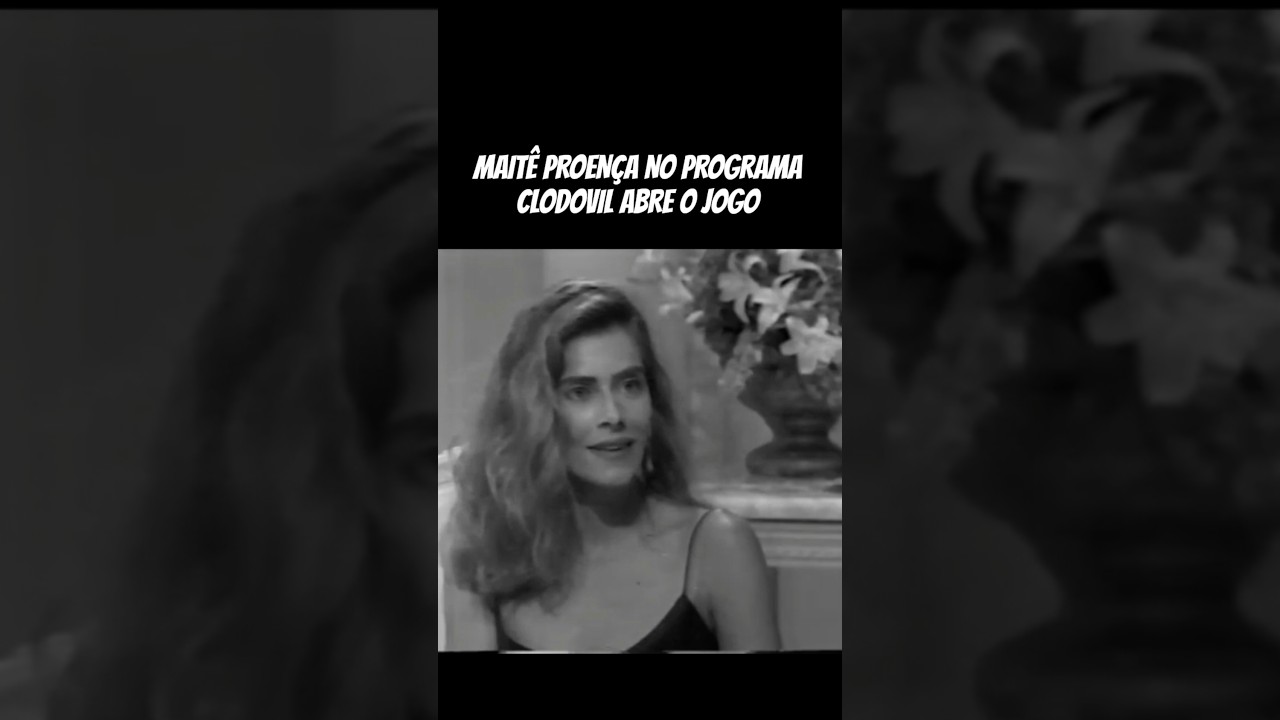 Maitê proença fala sobre a geração dos anos 80 no Programa Clodovil abre o jogo.