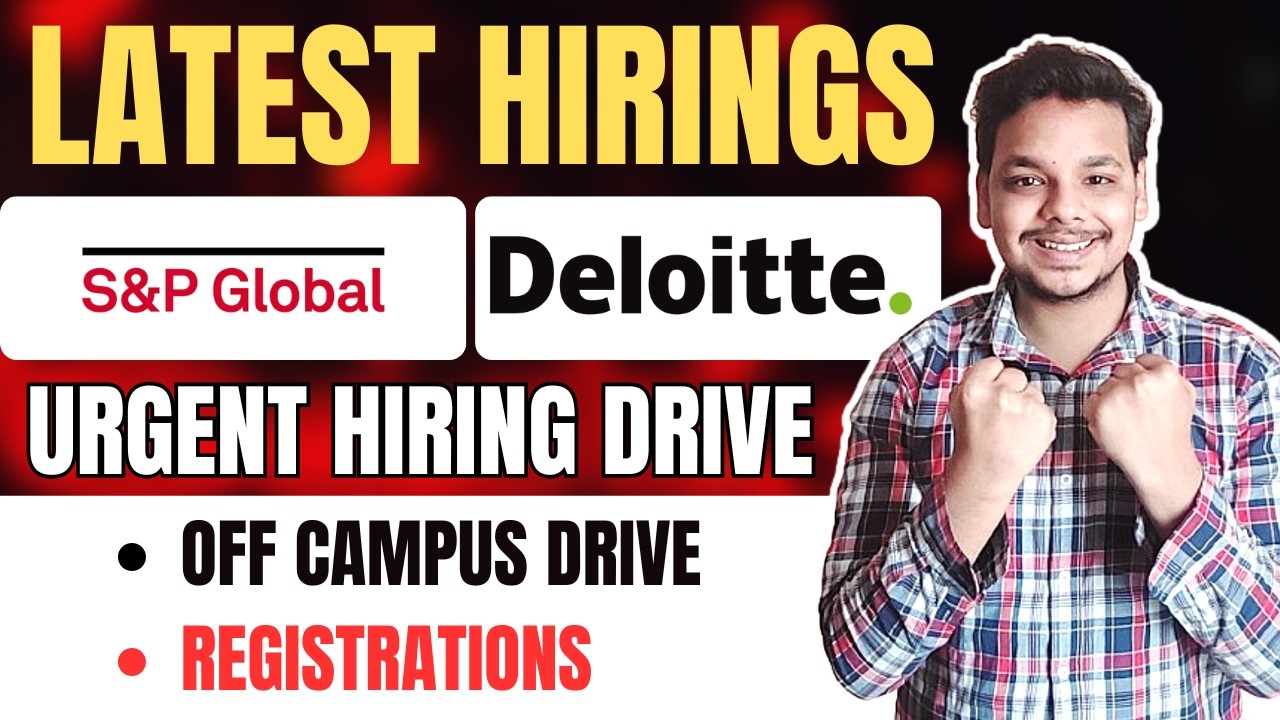 Biggest Hirings | S&P , Iris | Off Campus Drives Announced | 2025, 2024 Batch Hiring | Freshers