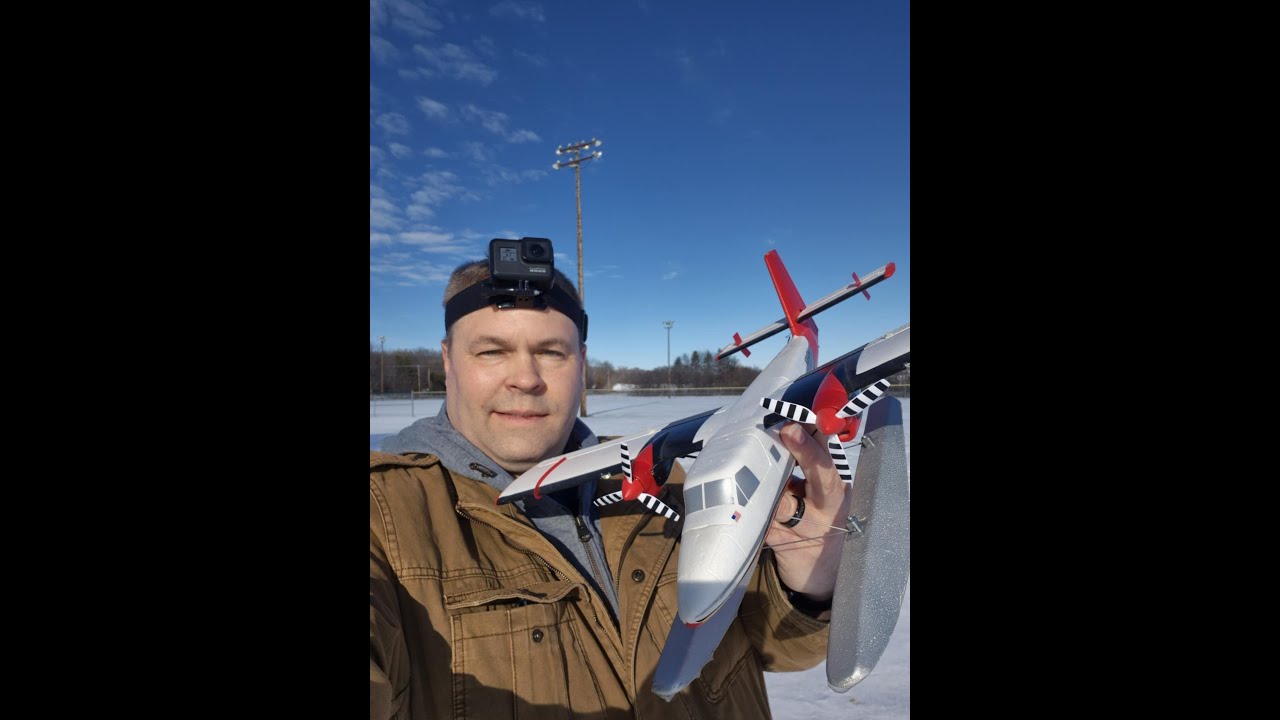 UMX Twin Otter first winter flight 2026
