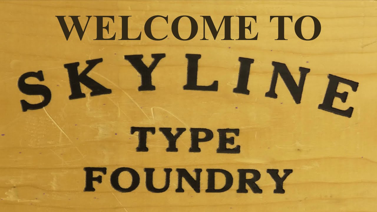 Sky Line Type Foundry at the 2020 Virtual Los Angeles Printers Fair