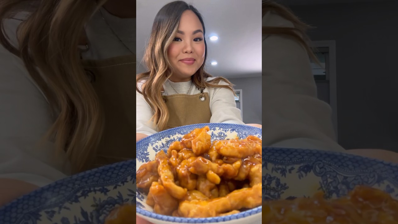 Курица в апельсиновом соусе в ресторане, прямо как у моего отца 🍊#курицаво-оранжевом соусе #рецеп...