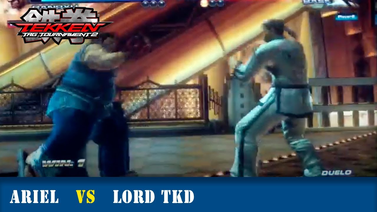 Ariel (Jack - Ganryu) vs Lord TKD (Baek - Hwoarang) - Torneo Nacional de Tekken Tag 2
