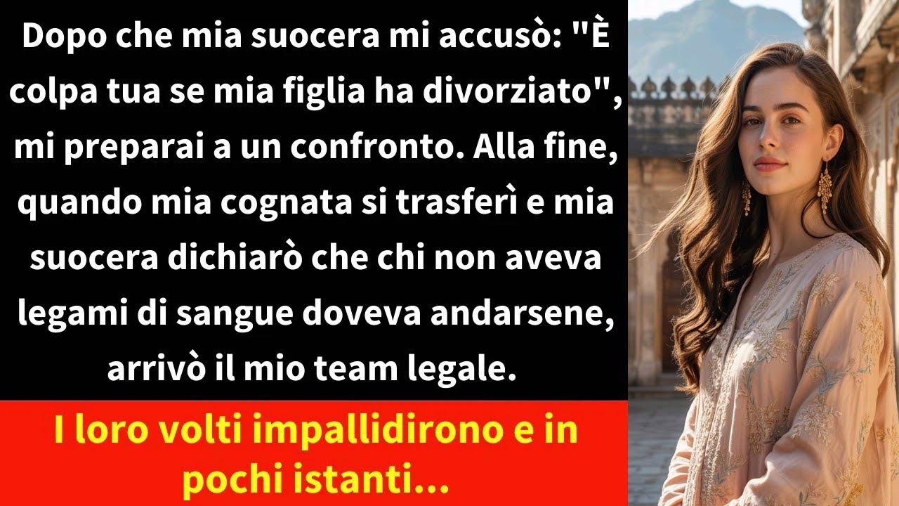 Dopo che mia suocera mi accusò: