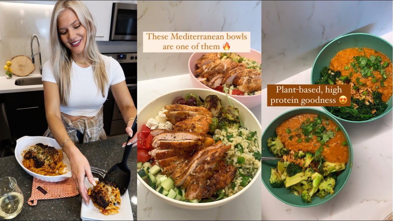 Nutrition Student's Go-To Healthy Dinners - 10 ingredients or less! (PART 1)
